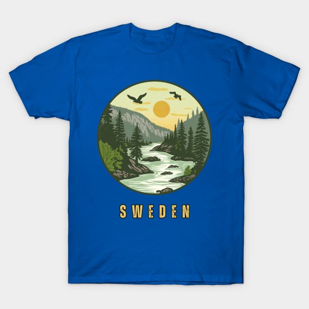 Sweden T-Shirt by Mary_Momerwids